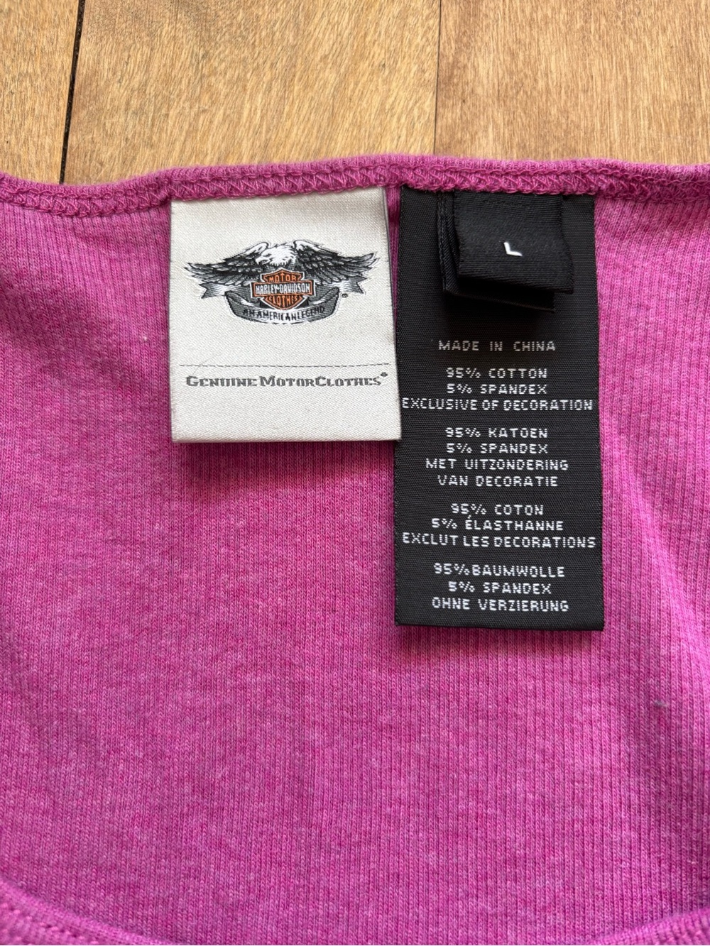 Harley-Davidson Women's Magenta Graphic Sleeveless Top - Picture 4 of 4